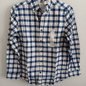 St. John's Bay Mens Long Sleeve Classic Fit Flannel Shirt - Size Small 925151